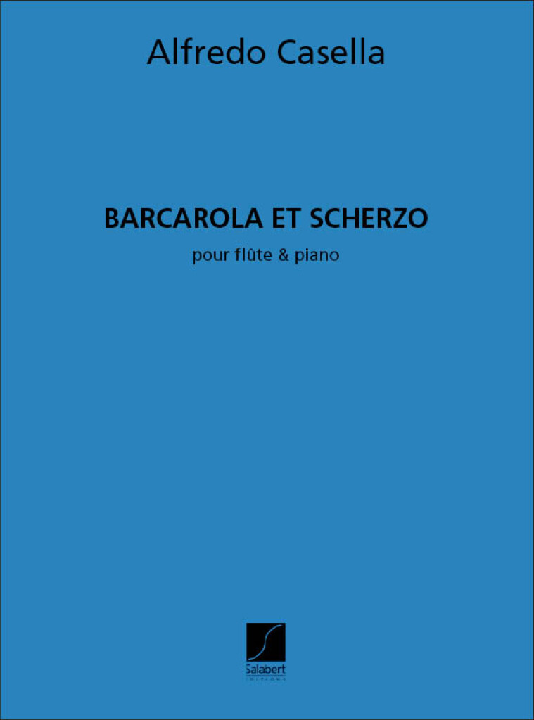 Barcarola Et Scherzo Flute-Piano